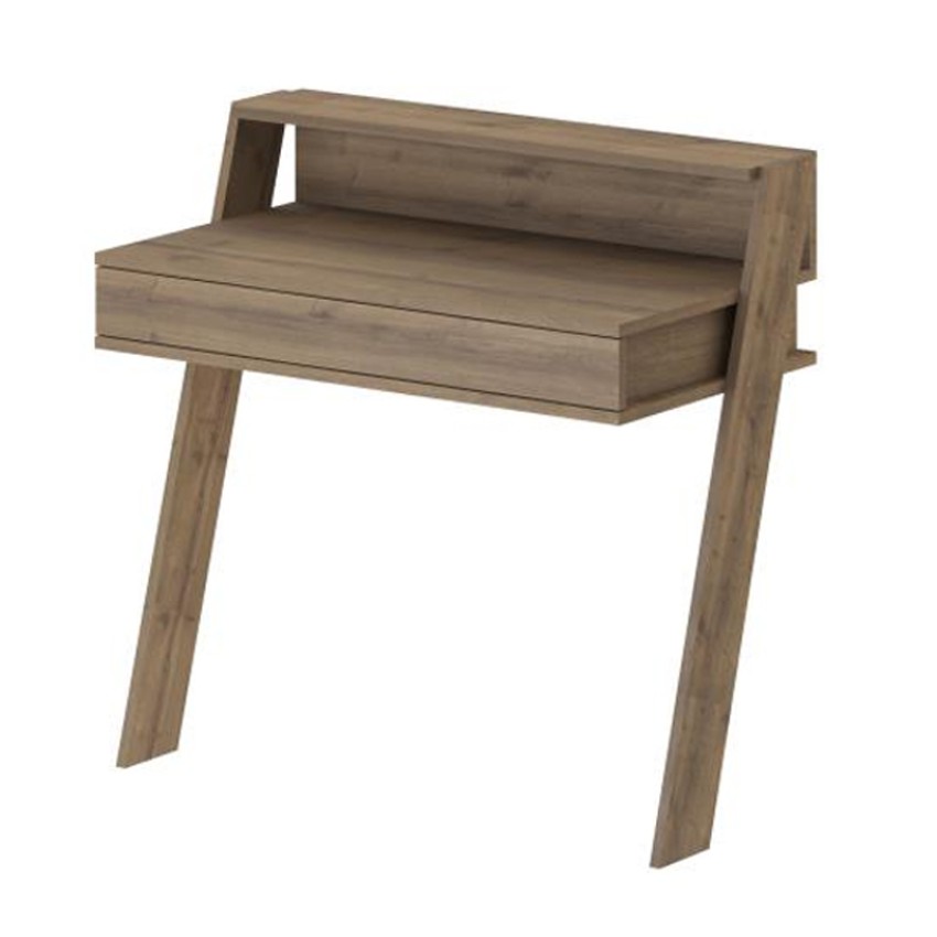 Γραφείο εργασίας Cowork χρώμα ανοιχτό καρυδί 94x50x91εκ.