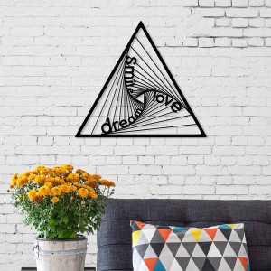 Διακοσμητικό τοίχου DSL μεταλλικό χρώμα μαύρο 45x2x40εκ. Διακοσμητικό τοίχου DSL μεταλλικό χρώμα μαύρο 45x2x40εκ.