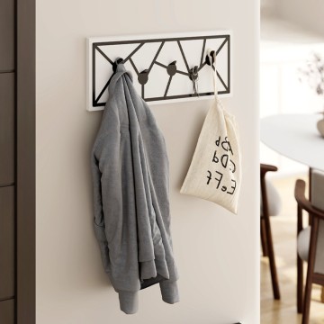 Κρεμάστρα τοίχου Trace χρώμα λευκό 74,6x1,8x26,6εκ.