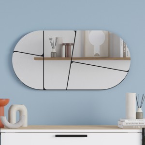 Καθρέπτης τοίχου Otis χρώμα μαύρο 80x2,2x40εκ. Καθρέπτης τοίχου Otis χρώμα μαύρο 80x2,2x40εκ.