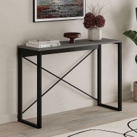 Κονσόλα Archie χρώμα γκρι ρετρό - μαύρο 110x35x75εκ.