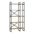 Βιβλιοθήκη Dusan χρώμα sepet oak 87,5x30x175εκ.