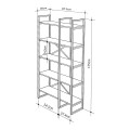 Βιβλιοθήκη Dusan χρώμα sepet oak 87,5x30x175εκ.