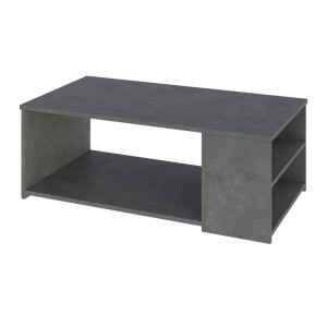 Τραπεζάκι σαλονιού Berg χρώμα γκρι ρετρό 110x60x40εκ.