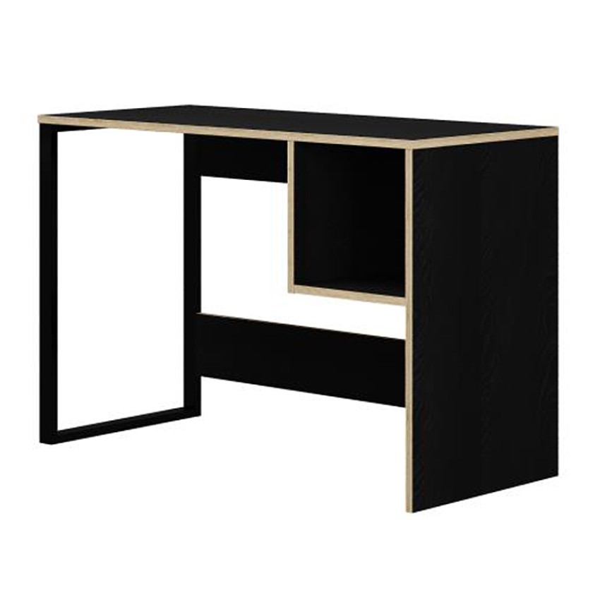 Γραφείο εργασίας Cubo χρώμα black wood 110x50x75εκ.