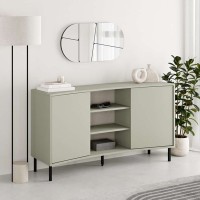 Μπουφές Frem χρώμα ash green 150x40x81εκ.