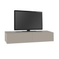 Έπιπλο τηλεόρασης επιτοίχιο Francy χρώμα sandstone 135x31,7x25εκ.