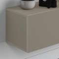 Έπιπλο τηλεόρασης επιτοίχιο Francy χρώμα sandstone 180x30x30εκ.