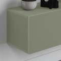 Έπιπλο τηλεόρασης επιτοίχιο Francy χρώμα ash green 180x30x30εκ.
