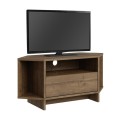 Έπιπλο τηλεόρασης γωνιακό Viva χρώμα ανοιχτό καρυδί 95,7x35,4x45εκ.