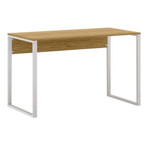 Γραφείο εργασίας Inna χρώμα sapphire oak - λευκό 100x60x75εκ.