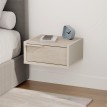 Κομοδίνο επιτοίχιο Eco χρώμα sandstone - light oak 40x33x18,5εκ.