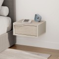 Κομοδίνο επιτοίχιο Eco χρώμα sandstone - light oak 40x33x18,5εκ.