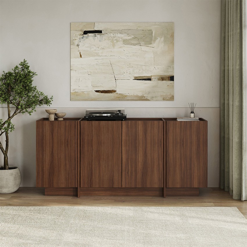 Μπουφές Dorma Καρυδί Milano 180x45x80,2 εκ.