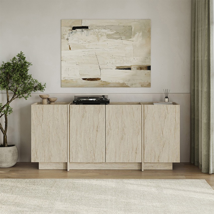 Μπουφές Dorma Travertine 180x45x80,2 εκ.