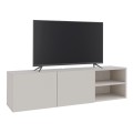 Έπιπλο τηλεόρασης επιτοίχιο Conrad χρώμα sandstone 140x35x38εκ.