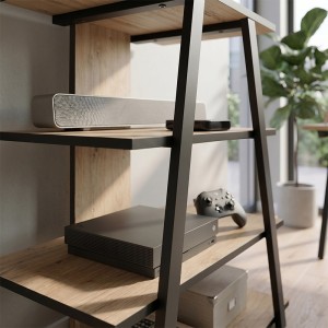 Έπιπλο τηλεόρασης Lyno χρώμα sapphire oak 70,4x54x80εκ.