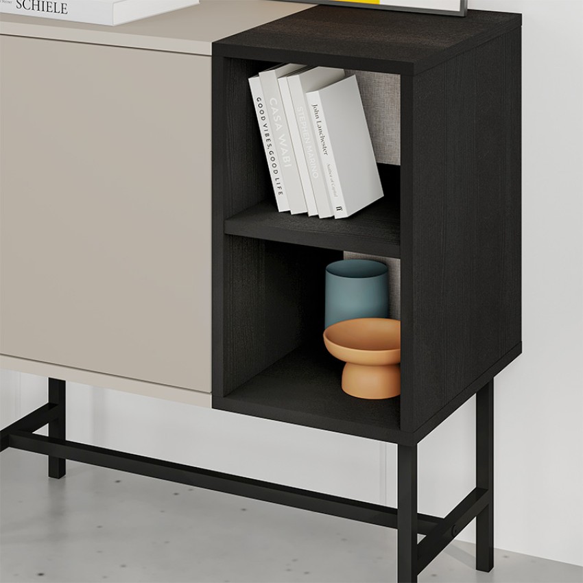 Compact Μπουφές με Μεταλλικά Πόδια και Modern Design