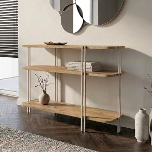Κονσόλα Notus χρώμα sapphire oak 92x34,5x75εκ.