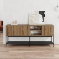 Μπουφές Amira Καρυδί Ud - Black Wood 180x40x80 εκ.