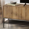 Έπιπλο Τηλεόρασης Amira Καρυδί UD - Black Wood 180x35x55εκ.