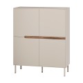 Μπουφές Arch Ψηλός Sandstone - Καρυδί Ud 98x40x120,5 εκ.
