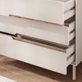 Μπουφές Arch sandstone και καρυδί 150x40x78,4 εκ. με μεταλλικά πόδια