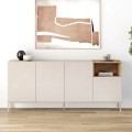 Μπουφές Cailin Sandstone - Sepet Oak 180x41,8x80 εκ.
