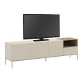 Έπιπλο τηλεόρασης Cailin χρώμα sandstone - sepet oak 180x41,8x55εκ.