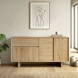 Μπουφές Capri Sapphire Oak 146x45x76,5 εκ.
