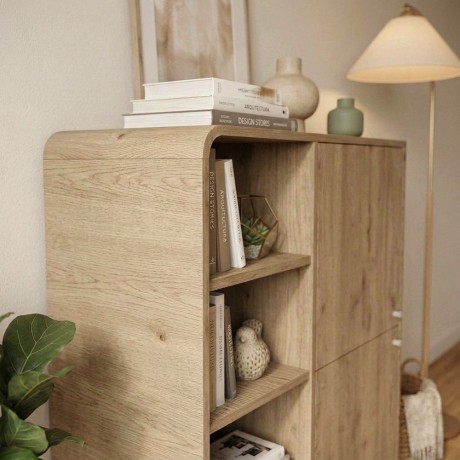 Μπουφές Colia Ψηλός Sepet Oak 85x44x120,4 εκ.