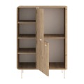 Μπουφές Colia Ψηλός Sepet Oak 85x44x120,4 εκ.