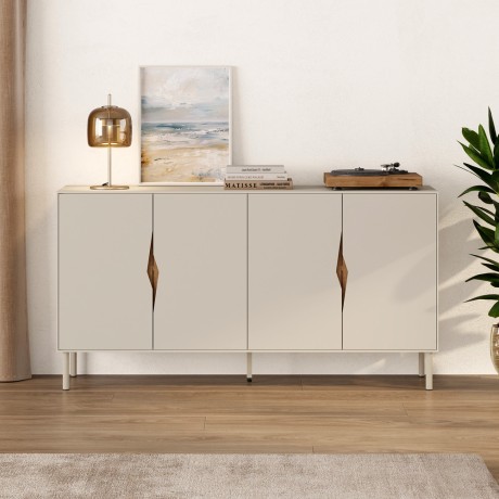 Μπουφές Marquise Sandstone - Καρυδί Ud 150x40x78,5 εκ.