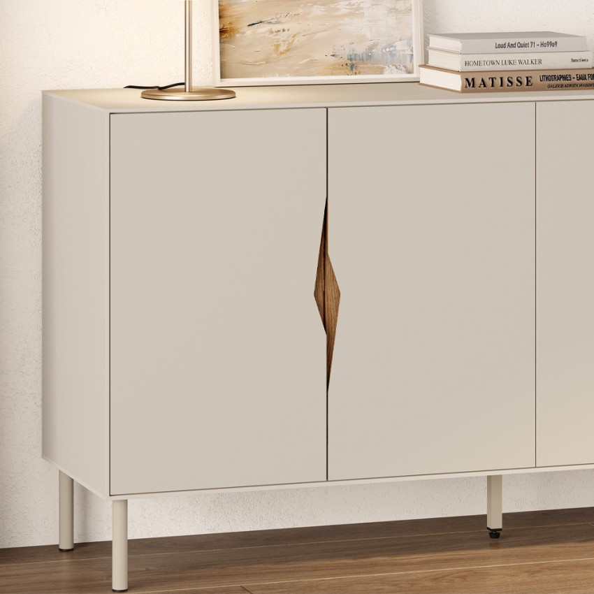 Μπουφές Marquise χρώμα sandstone 150x40x78,5εκ.