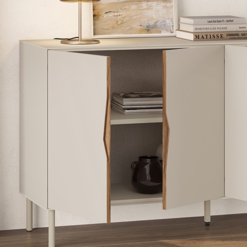 Μπουφές Marquise χρώμα sandstone 150x40x78,5εκ.