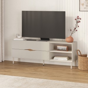 Έπιπλο τηλεόρασης Marquise χρώμα sandstone 150x35x56εκ.