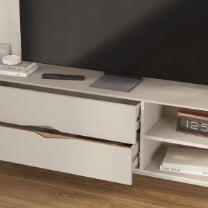 Έπιπλο τηλεόρασης Marquise χρώμα sandstone 150x35x56εκ.