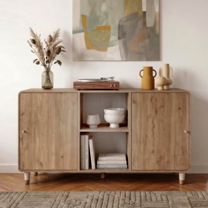Μπουφές Doro Sepet Oak Curved 150,2x39x81 εκ.