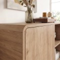 Μπουφές Doro Sepet Oak Curved 150,2x39x81 εκ.