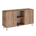 Μπουφές Doro Sepet Oak Curved 150,2x39x81 εκ.