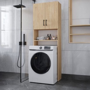 Έπιπλο πλυντηρίου Holton χρώμα sapphire oak 65,5x30x180εκ. Έπιπλο πλυντηρίου Holton χρώμα sapphire oak 65,5x30x180εκ.