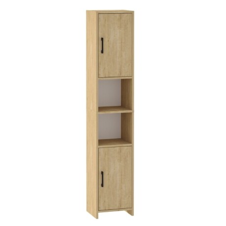 Ντουλάπι κουζίνας - μπάνιου Hobbes χρώμα sapphire oak 35x30x182,3εκ.