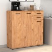 Παπουτσοθήκη - ντουλάπι Polly χρώμα pine oak 108x35x108εκ.