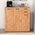 Παπουτσοθήκη - ντουλάπι Polly χρώμα pine oak 108x35x108εκ.