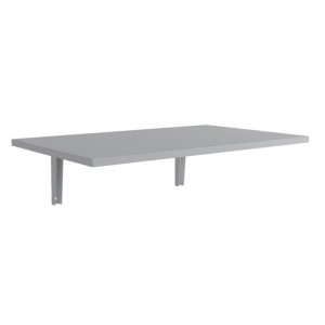 Τραπέζι κουζίνας - Γραφείο επιτοίχιο πτυσσόμενο Ravan χρώμα λευκό 72x45εκ.