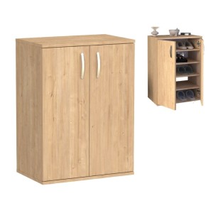 Παπουτσοθήκη - Ντουλάπι Manolo χρώμα sapphire oak 60x38x81,4εκ. Παπουτσοθήκη - Ντουλάπι Manolo χρώμα sapphire oak 60x38x81,4εκ.