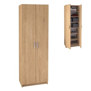 Ντουλάπα ρούχων - Παπουτσοθήκη Renso δίφυλλη χρώμα sapphire oak 59,8x37,8x178,5εκ. Ντουλάπα ρούχων - Παπουτσοθήκη Renso δίφυλλη χρώμα sapphire oak 59,8x37,8x178,5εκ.