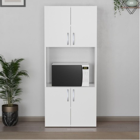 Ντουλάπα κουζίνας Armado χρώμα λευκό 60x32x140εκ.