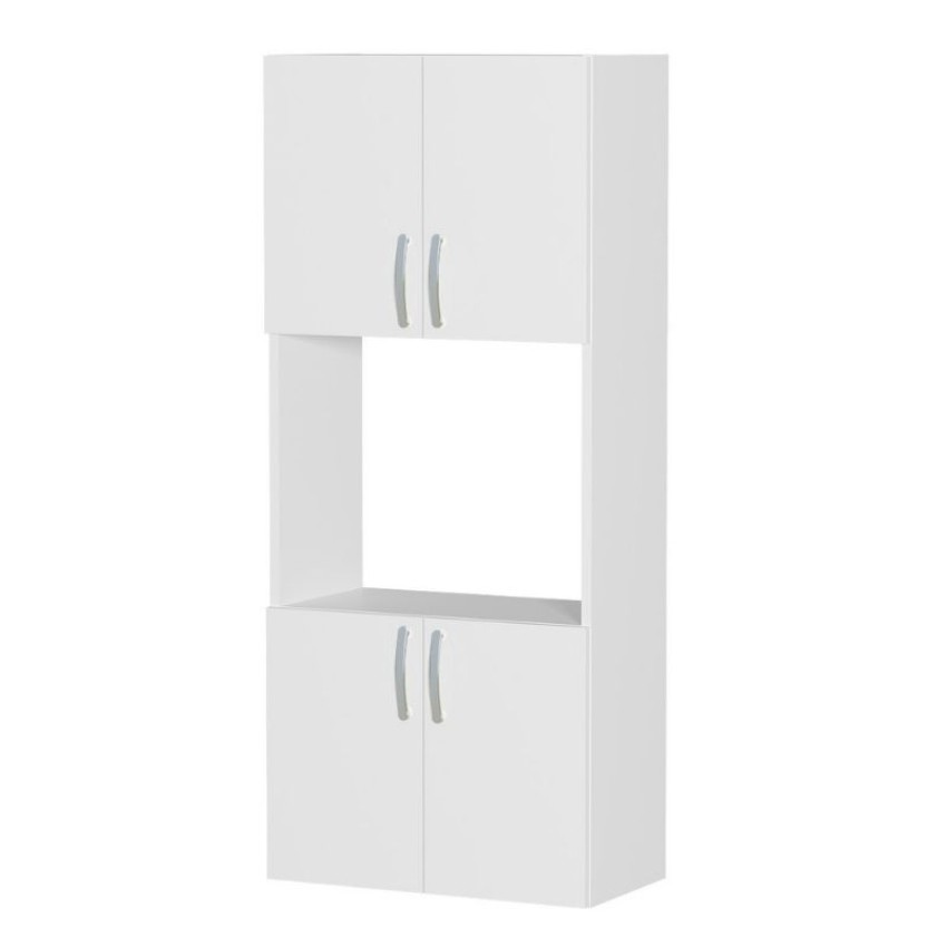 Ντουλάπα κουζίνας Armado χρώμα λευκό 60x32x140εκ.