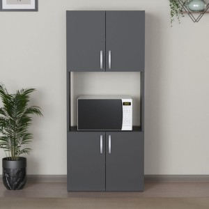 Ντουλάπα κουζίνας Armado χρώμα ανθρακί 60x32x140εκ. Ντουλάπα κουζίνας Armado χρώμα ανθρακί 60x32x140εκ.